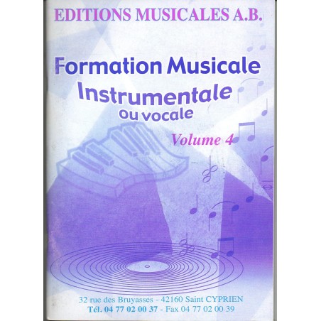 Formation musicale instrumentale